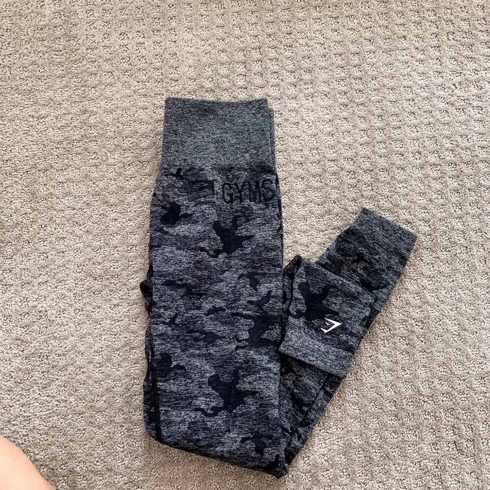 GYMSHARK Camo Seamless Leggings